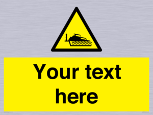 Custom warning grounding cruiser on lock cill